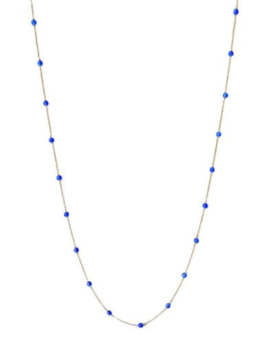 Spaced Out Blue Agate Necklace