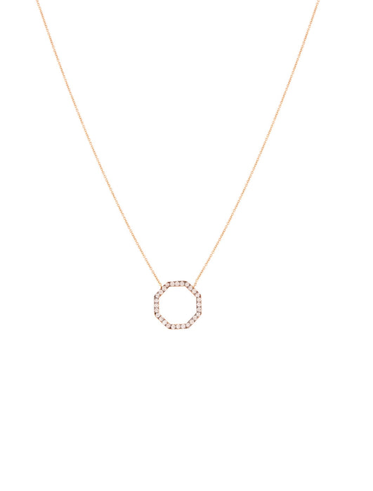 Octagon Diamond Necklace