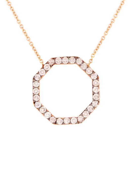 Octagon Diamond Necklace