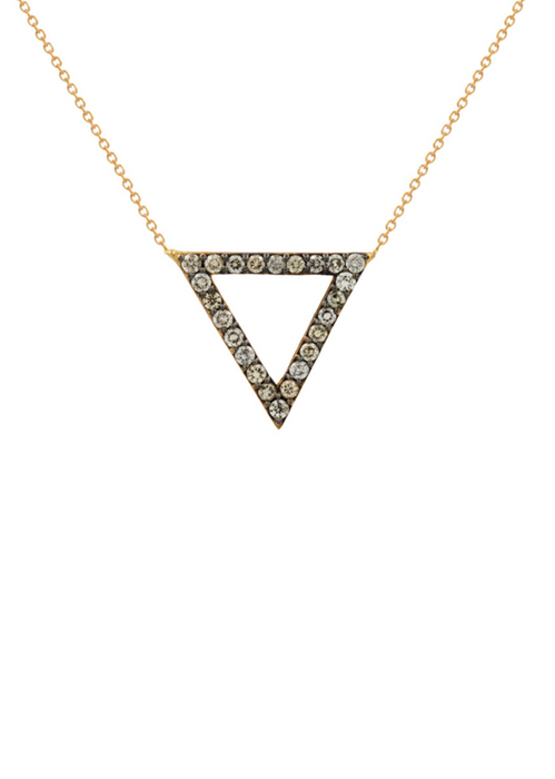 Triangle Diamond Necklace