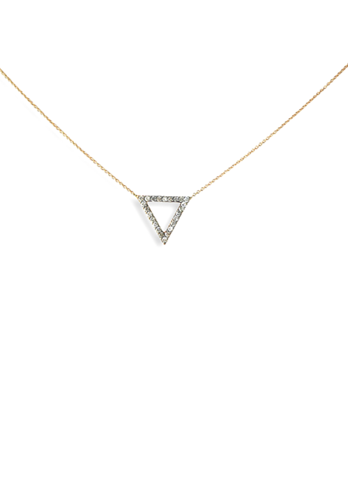 Triangle Diamond Necklace